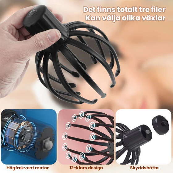 Hjemix | Octopus Head Massager