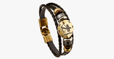 Hjemix | Zodiac Armbånd - Gallstone Lær Armbånd - Tilgjengelig for alle stjernetegn