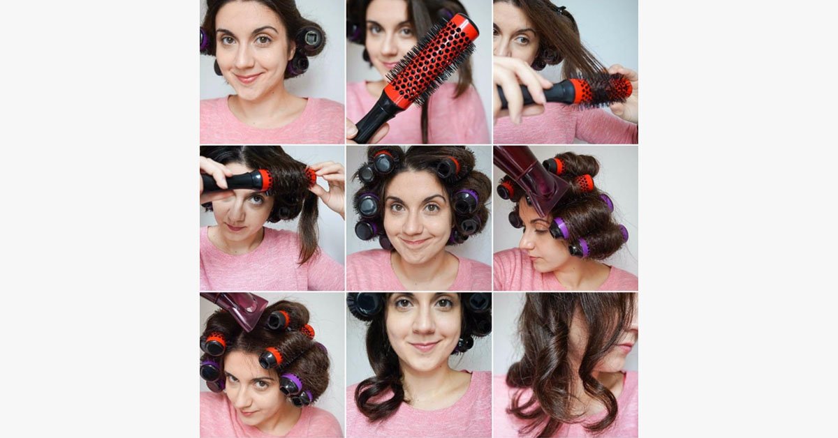 Hjemix | Rundbørste Styling Sett