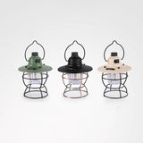 Hjemix | Utendørs Vintage Camping Lys Hest Lys Oppladbart Bærbart Camping Lys