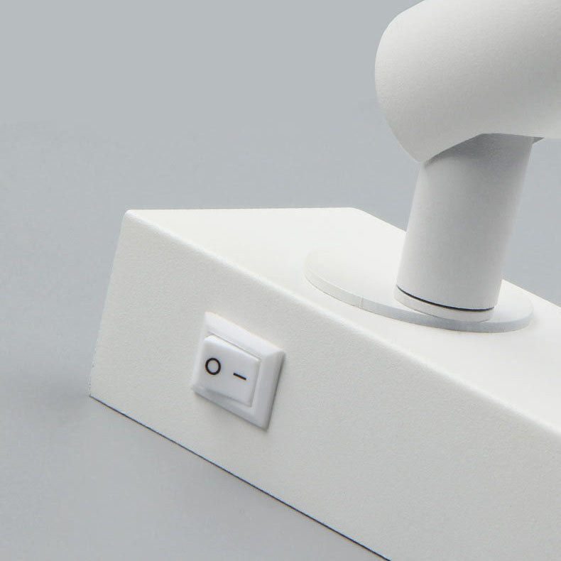 Hjemix | LumeFocus Rek rektangulær LED Vegglampe | Justerbar Vinkel | Minimalistisk Design | Leselampe | Varmt Lys