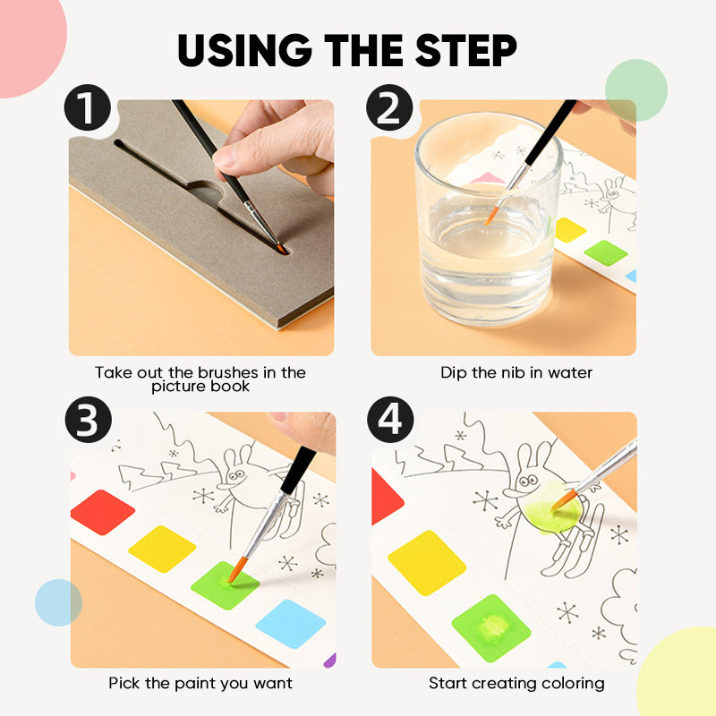 Hjemix | Lomme akvarellmalebok