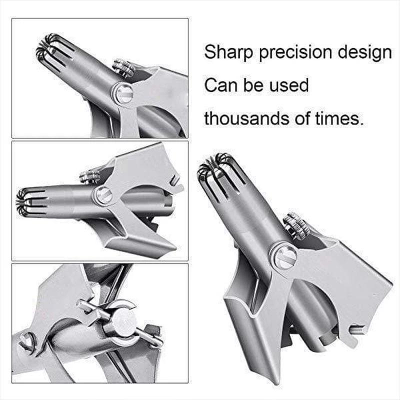 Hjemix | Safe Touch Rustfritt Stål Nesehårtrimmer