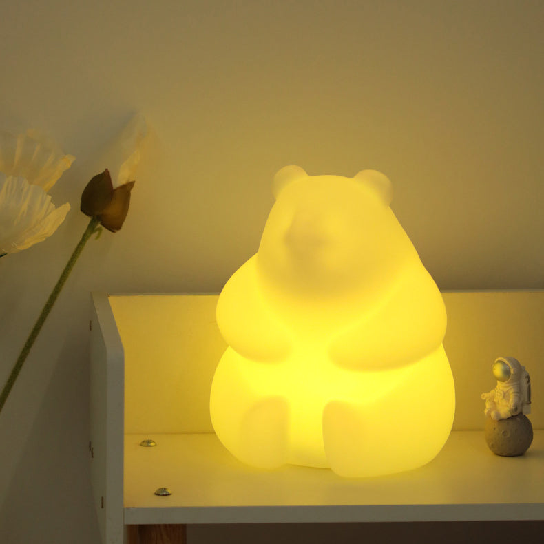 Hjemix | Moderne Kreativ Bjørn PE LED Bordlampe for Stuen