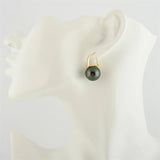 Hjemix | Black Pearl Øredobber Finnes i Hvit Champagne Grå Gull og Svart Perle hengende øredobber