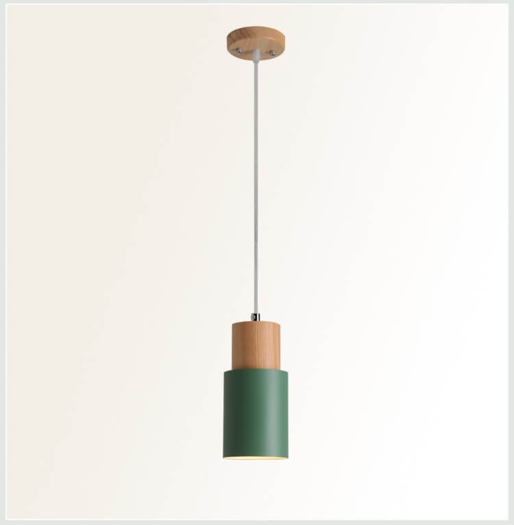 Hjemix | SinglePend - Nordic Macaron Cylinder Aluminium 1-flamme LED pendellampe