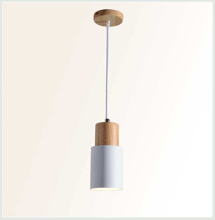 Hjemix | SinglePend - Nordic Macaron Cylinder Aluminium 1-flamme LED pendellampe
