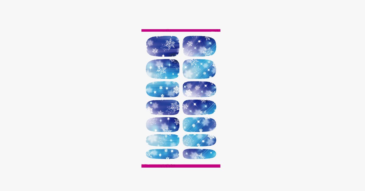 Hjemix | Jule Negle Sticker - Snøfnugg