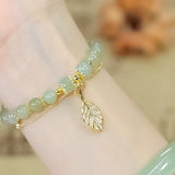 Hjemix | Hetian Jade Armbånd med Blad