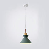 Hjemix | AuroraLite Nordic Pendant Lamp | Metal Design | 1-Light | Modern Color Options