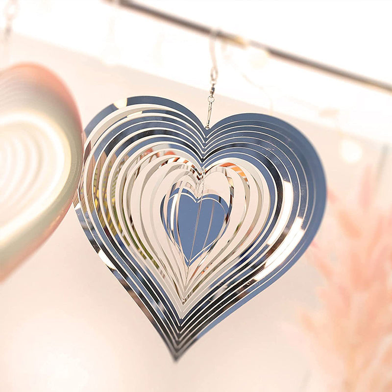 Hjemix | Rotasjon Vindklokke laget av Rustfritt Stål