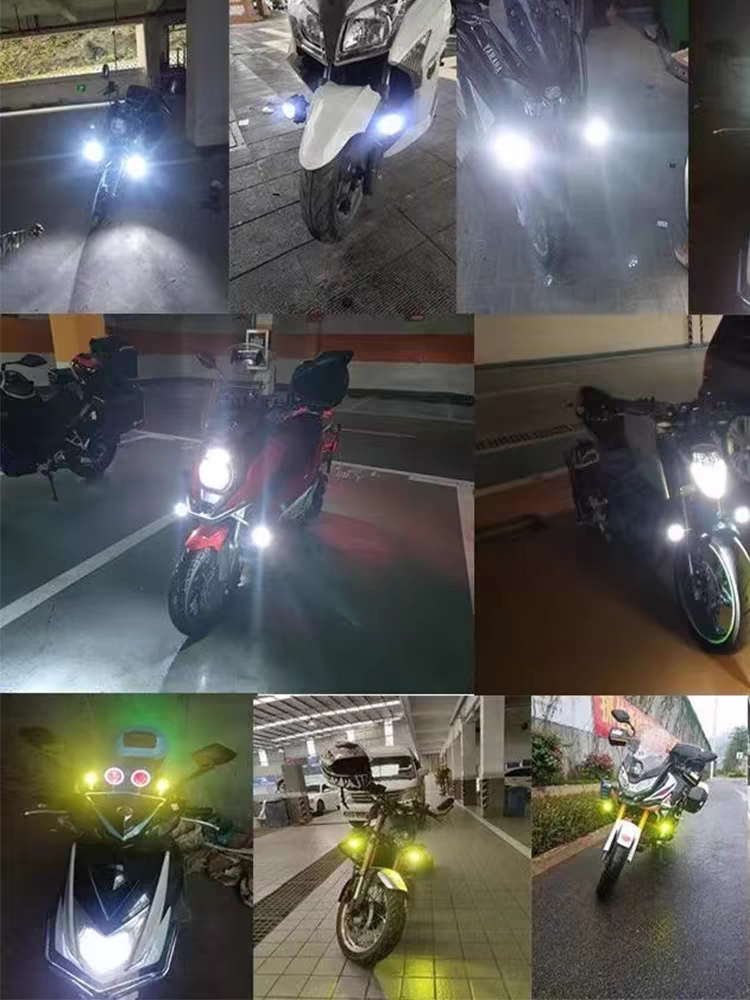 Hjemix | Motorsykkel LED Kraftig Hovedlys