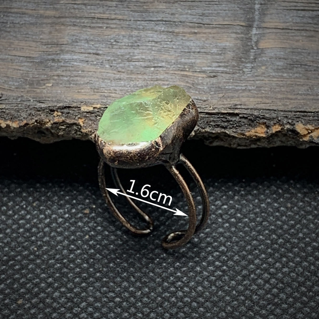 Hjemix | Naturlig Ubehandlet Fødselsten Ring - Selina
