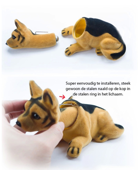 Hjemix | Vippende Hund Bil Dekorasjon