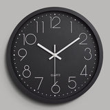 Hjemix | Enkel Design 3D Stille Klasseromsveggklokke 30 cm