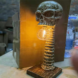 Hjemix | Horror Skull med Spine Lampe