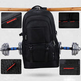 Hjemix | Utvidbar Oxford-ryggsekk med stor kapasitet