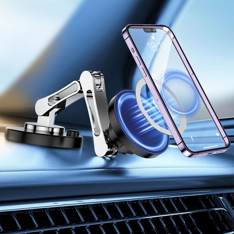Hjemix | Magnetisk trådløs bil-lader og telefonholder