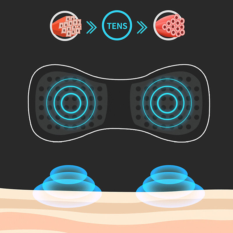 Hjemix | Bærbar massasjapparat med 8 moduser og LCD-skjerm