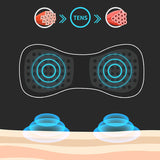 Hjemix | Bærbar massasjapparat med 8 moduser og LCD-skjerm