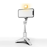 Hjemix | Bluetooth Selfie Stick Stativ med Telefonstativ og Skjønnhetsutfyllingsbelysning
