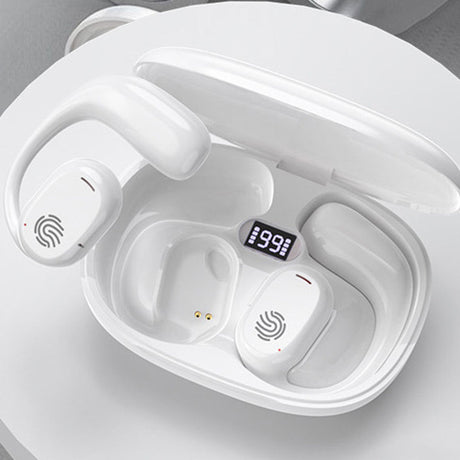 Hjemix | Bluetooth-hodetelefoner med benledningskonduksjon og ekte øreklips