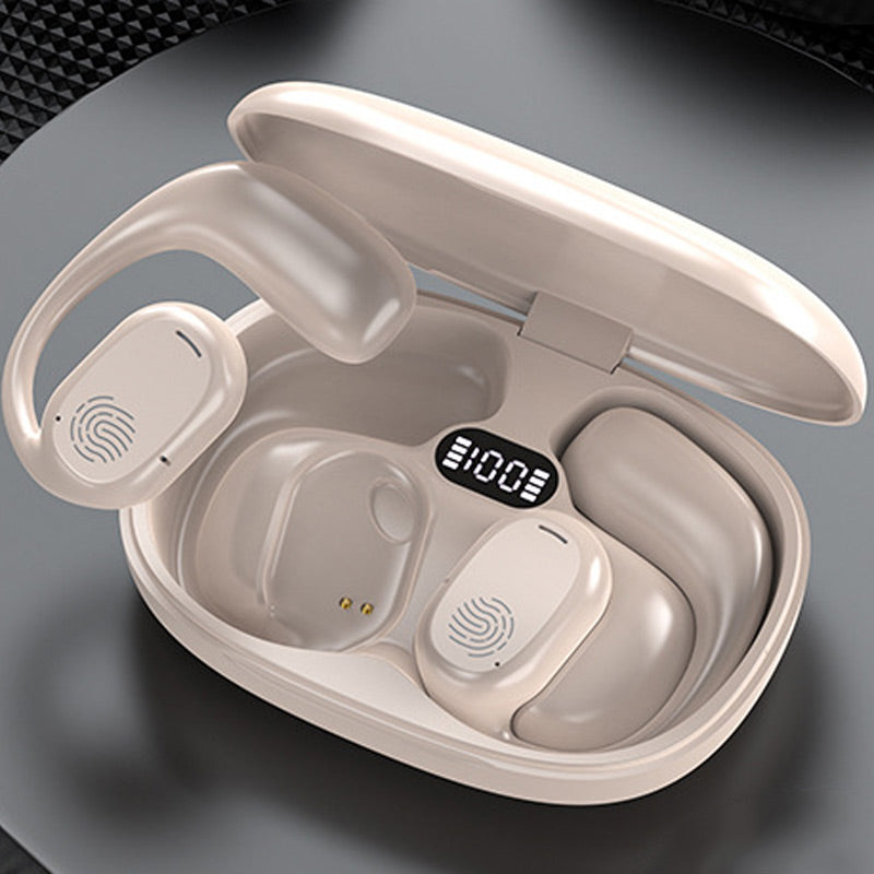 Hjemix | Bluetooth-hodetelefoner med benledningskonduksjon og ekte øreklips