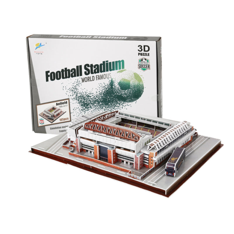 Hjemix | 3D Puslespill Fotballstadion
