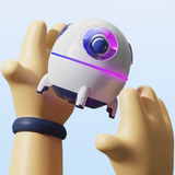 Hjemix | USB oppladbar aromaterapi diffuser med 7 farger stemningslys | 220mL romkapsel luftfukter - Ermius