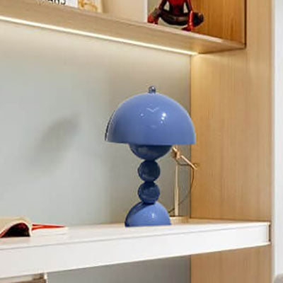 Hjemix | Moderne Luksus Bordlampe laget av Grønn Pumpkin Keramikk med 1 Lys – Ideell for Nattstue/Stue/Soverom/Kontor