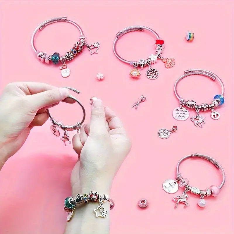 Hjemix | Jenters Charm Armbånd DIY Sett