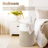 Hjemix | Stilfull Oppbevaringskurv Av Bomull