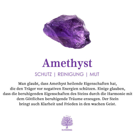 Hjemix | Minimalistisk Ametyst & Zirkonia Ring - Nova