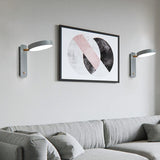 Hjemix | IllumiTurn – Nordisk LED Roterende Vegglampe | Macaron Design | Justerbar Belysning