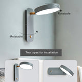 Hjemix | IllumiTurn – Nordisk LED Roterende Vegglampe | Macaron Design | Justerbar Belysning