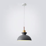 Hjemix | AuroraLite Nordic Pendant Lamp | Metal Design | 1-Light | Modern Color Options