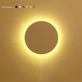 Hjemix | GlowOrb Minimalistisk Rund LED Vegglampe | Fargevariasjon | Dimmbar Lys