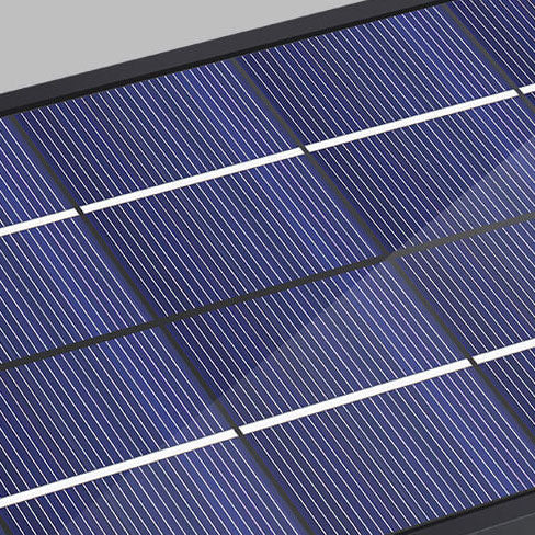 Hjemix | Moderne Minimalistisk Solrektangel PC LED Utendørs Vegglampe For Utendørs Patio