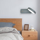 Hjemix | IllumiTurn – Nordisk LED Roterende Vegglampe | Macaron Design | Justerbar Belysning