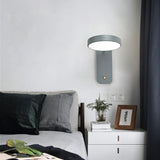 Hjemix | IllumiTurn – Nordisk LED Roterende Vegglampe | Macaron Design | Justerbar Belysning