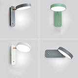 Hjemix | IllumiTurn – Nordisk LED Roterende Vegglampe | Macaron Design | Justerbar Belysning