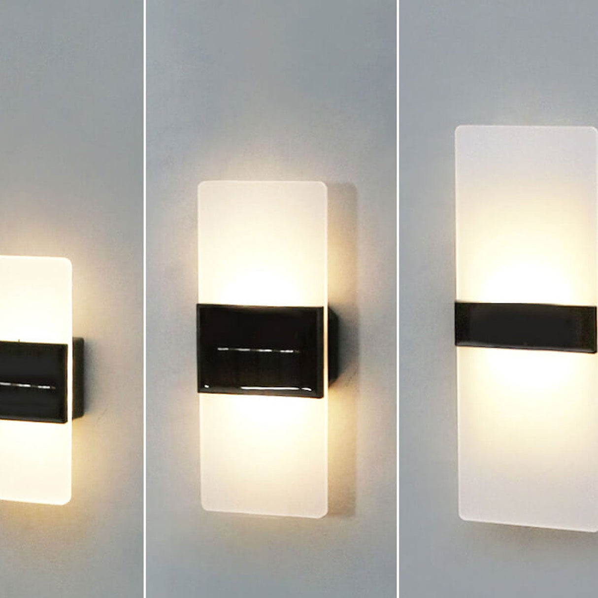 Hjemix | LumaZen Solar-Drevet LED Vegglampe | Værbestandig | Solcelledrevet Utendørsbelysning | Hage- og Terrasseinnredning