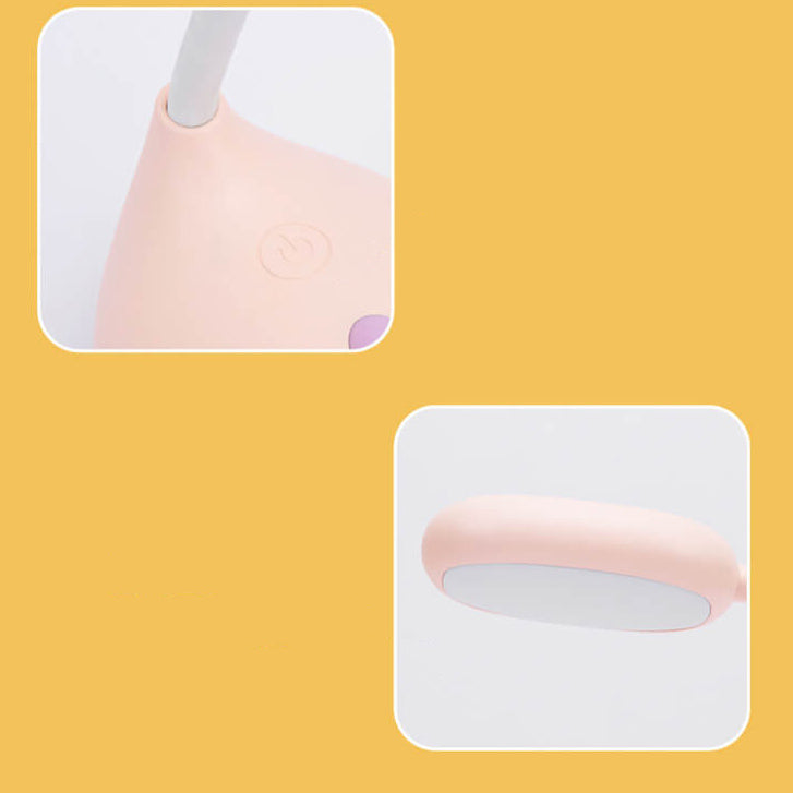 Hjemix | DinoGlow Barne LED Skrivebordslampe | Øyevenslig | Oppladbar | Perfekt for Barnerom