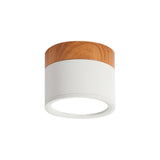 Hjemix | Liten taklampe Macaron metall kjøkken bar innfelte lys i gul/blå/svart og tre