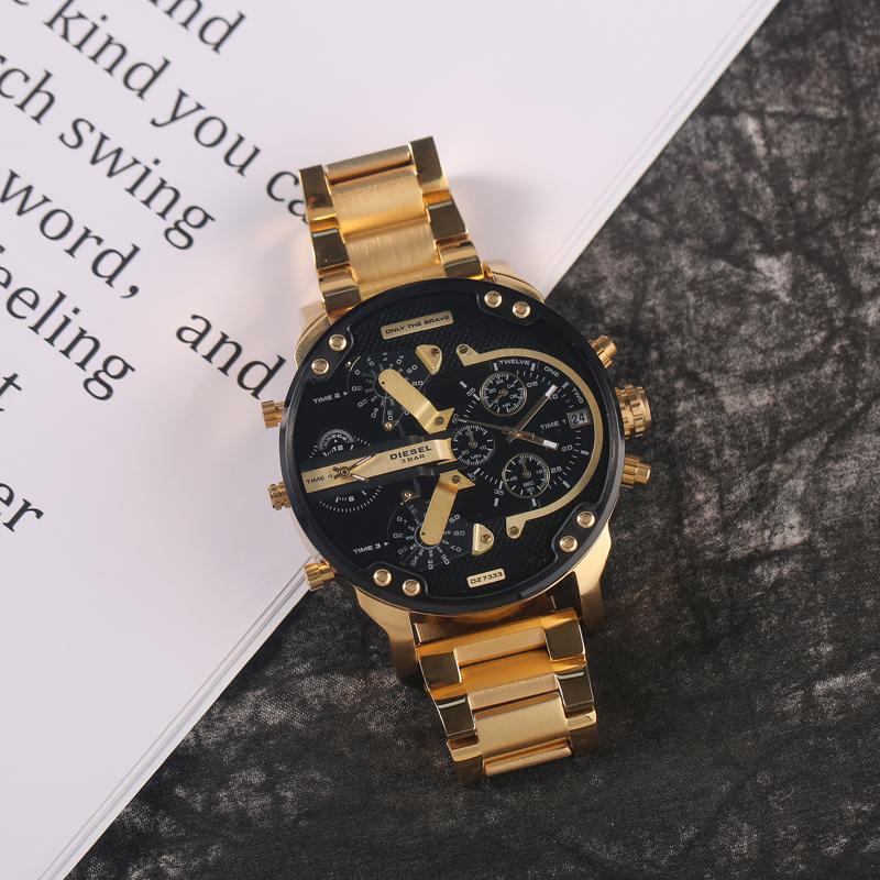 Hjemix | Rustfritt stål kronograf kvartsur