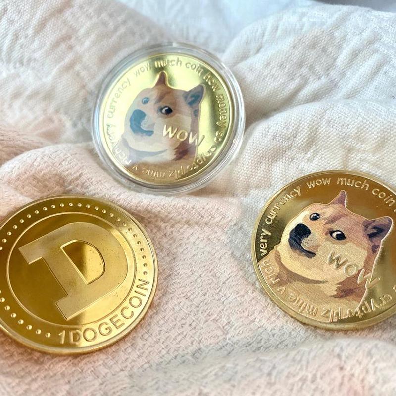 Hjemix | UV Farge Trykk Dogecoin Minnemynt