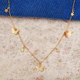 Hjemix | Sommerfugl og Stjerne Anheng Halskjede