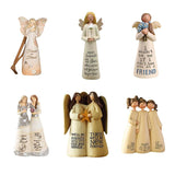 Hjemix | Feiring Vennskap Gaver Statue - Håndmalt Skulpturer Ornament