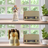 Hjemix | Feiring Vennskap Gaver Statue - Håndmalt Skulpturer Ornament