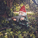Hjemix | Militær Hagegnome med Kamuflasjeuniform